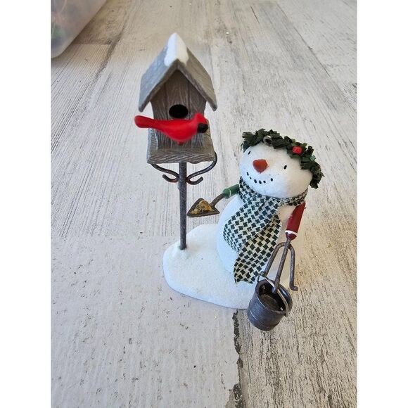 Hallmark cardinal carols snowman birdhouse Cardinal 2007 ornament Xmas decor tre - Picture 1 of 7
